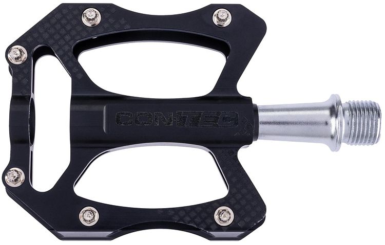 CONTEC Pedal Blade 9/16 Zoll schwarz/silber