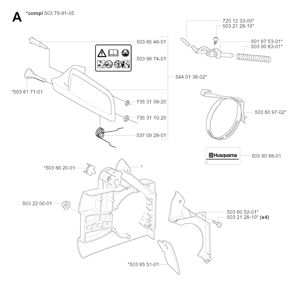 Explosionszeichnung Ersatzteile