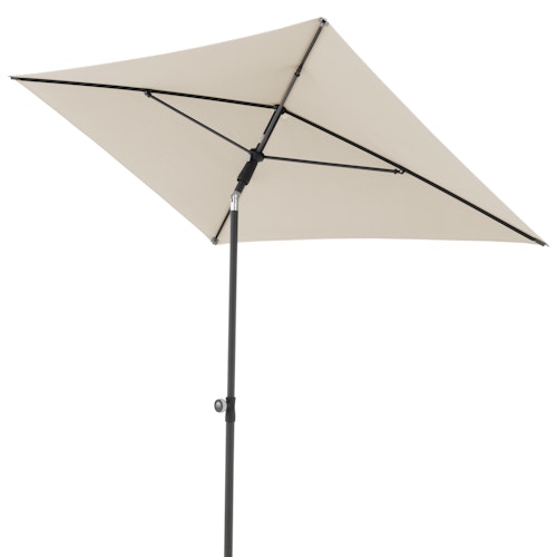 doppler Mittelmastschirm ACTIVE 200 x 120 Green Edition, Stahl Anthrazit / Polyester 180 g/m²