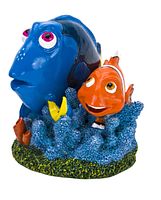 Pennplax "Findet Dorie" Dory & Marlin auf Koralle M Aquariendeko