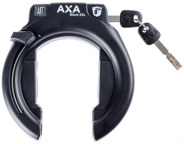 Axa Rahmen- und Akkuschloss-Set Block XXL