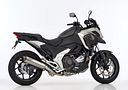 Vorschaubild Shark Performance SLIP-ON Titan silber SRC 4 für HONDA Integra 750,NC750S,NC750X EURO4 EURO5 EURO5+
