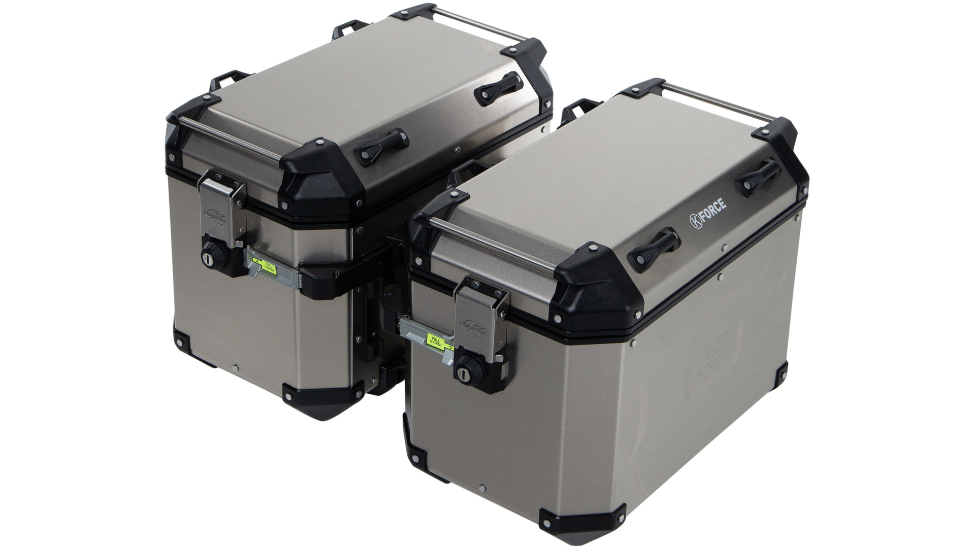 Kappa Seitenkoffer KFR48 K-Force Paar Silber