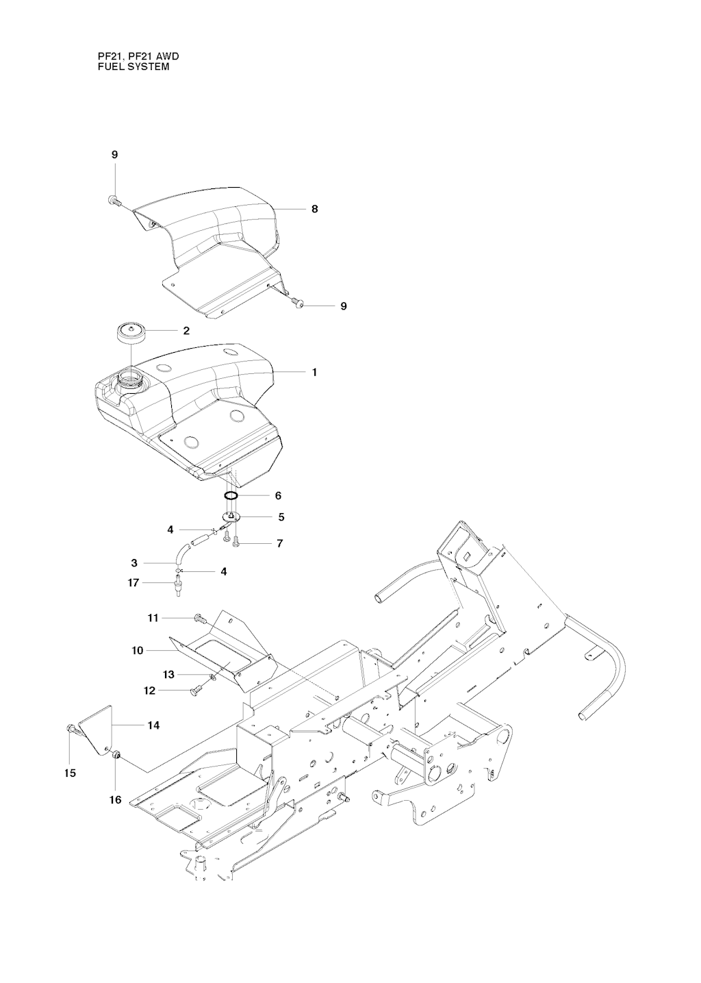 Explosionszeichnung Ersatzteile