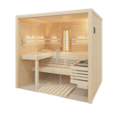 Vorschaubild Infraworld Sauna Solido Glas Complete 167 - 40 mm Multifunktionssauna inkl. 5-teiligem gratis Zubehörset