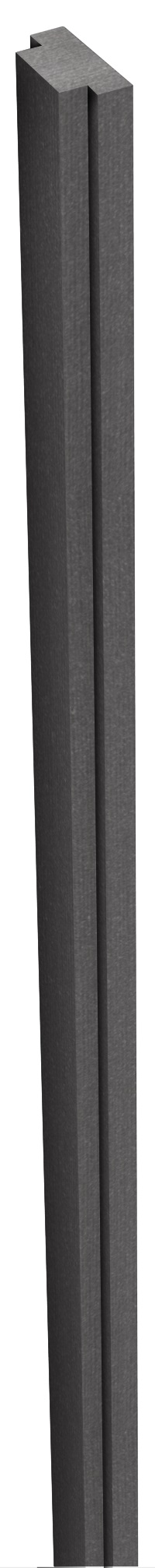 GroJa Solid Stecksystem BPC Pfostenabdeckleiste 190 cm Anthrazitgrau