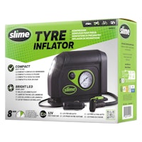 SLIME Kompressor 12V mit Analog-Manometer und LED-Licht