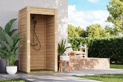 Karibu Outdoordusche Gartendusche naturbelassen - 28 mm
