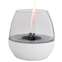 TenderFlame Tischfeuer Tulpe 3 Docht weiß  