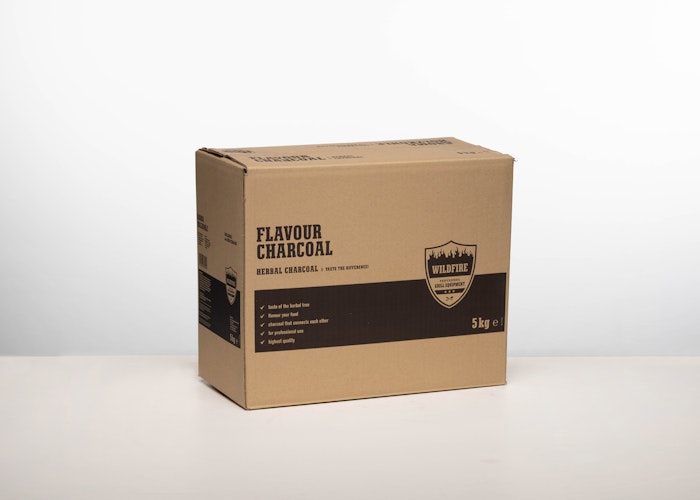Wildfire Aroma Holzkohle vom Kräuterbaum 5 kg/ Karton 