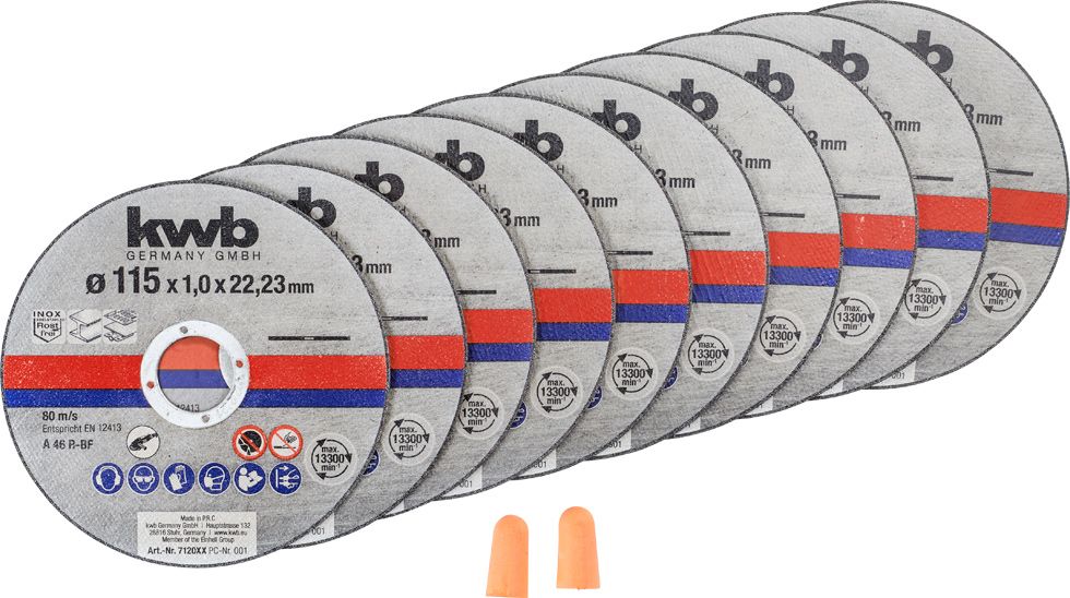 kwb 10 Dünntrennsch. 115x1,0 Dose 712021