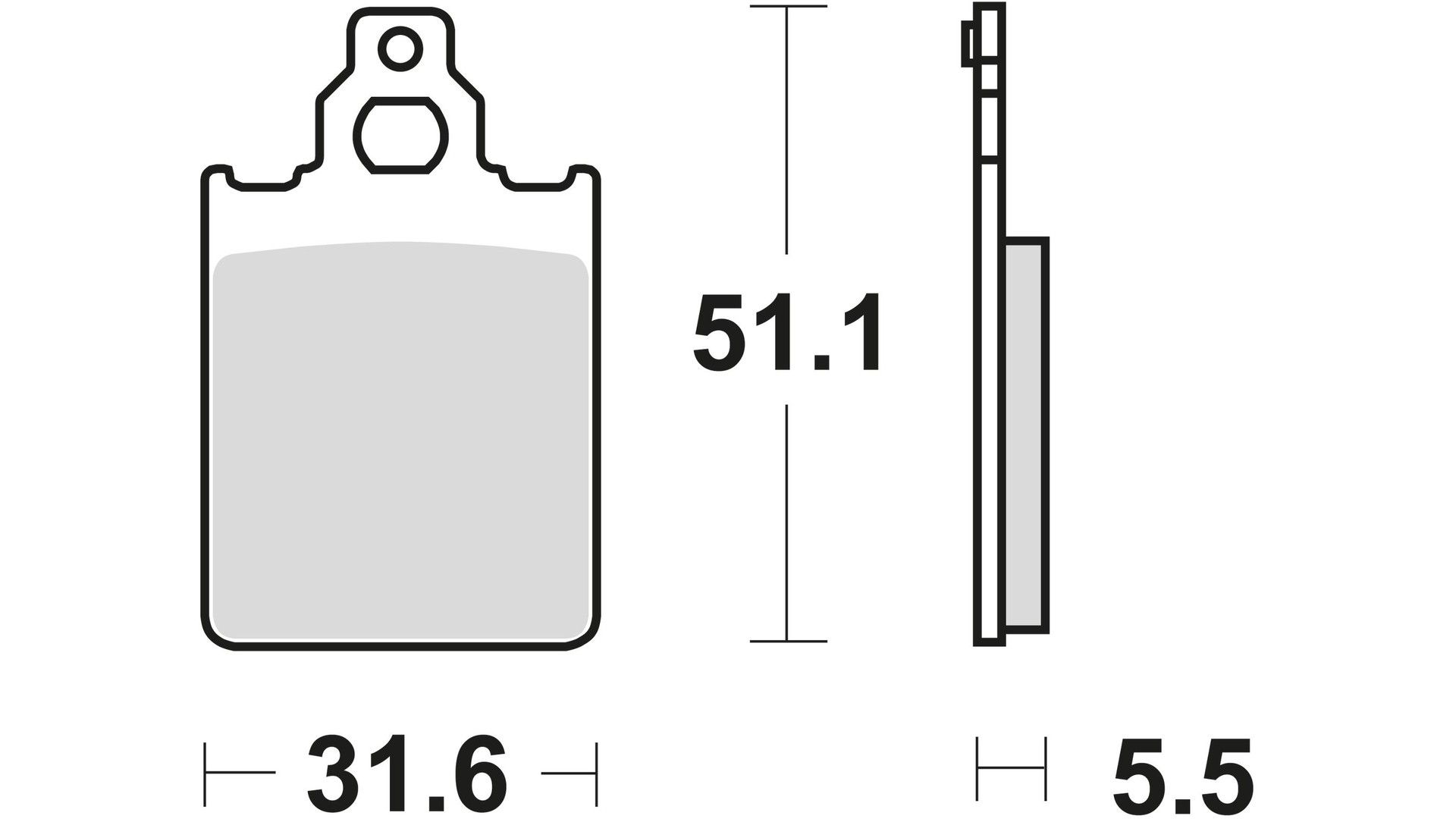 TRW Bremsbelag MCB 651 mit Zulassung