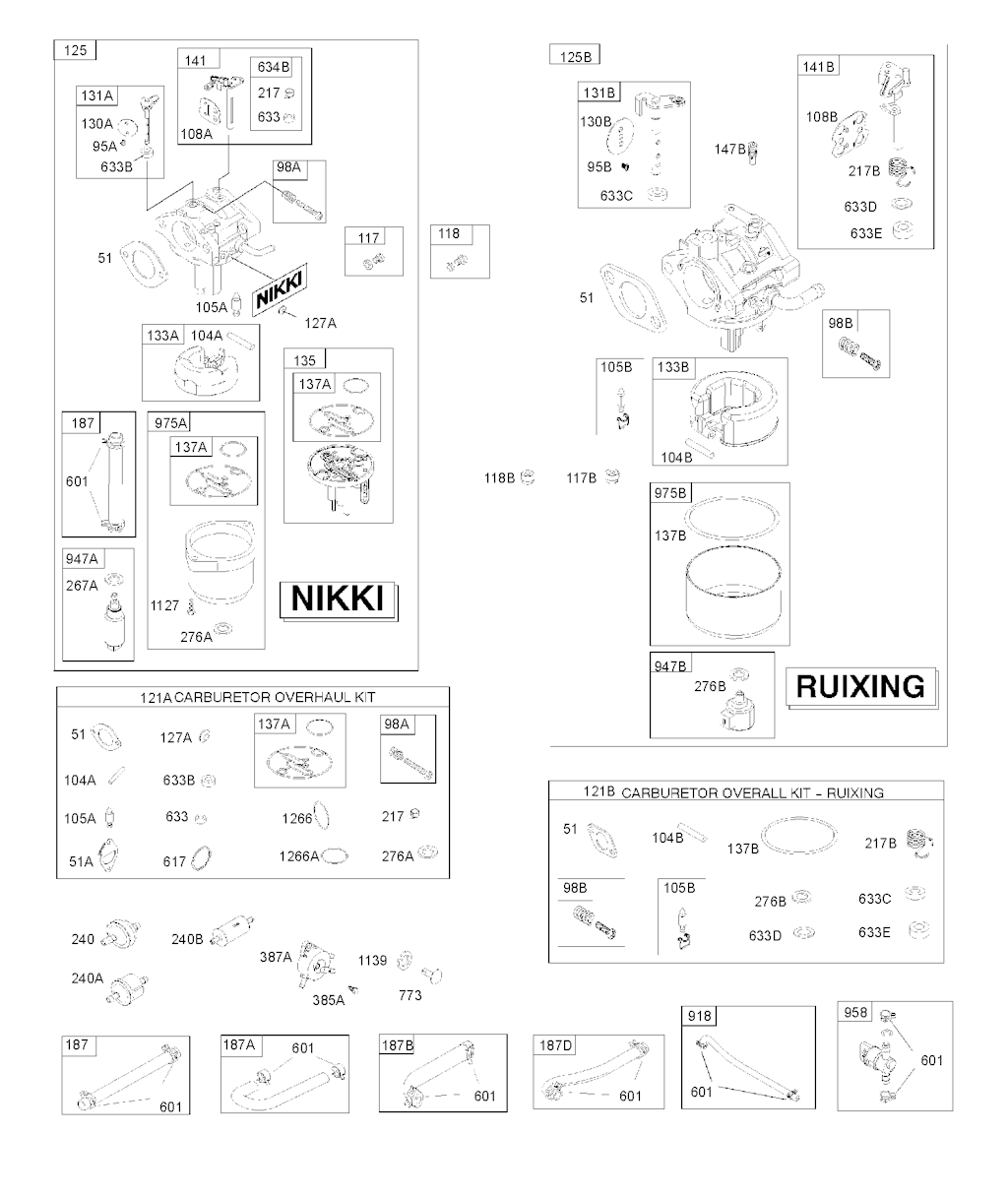Explosionszeichnung Ersatzteile