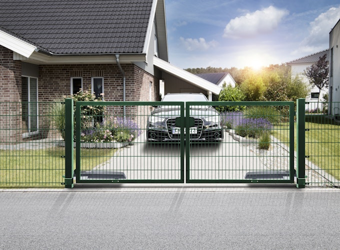 dz Flügeltor VARIO trend Doppeltor / E-Antrieb 