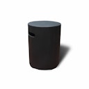 Gardenforma Abdeckung for Gasflaschen, Beton-Optik schwarz, Faserbeton für 5kg Gasbehälter