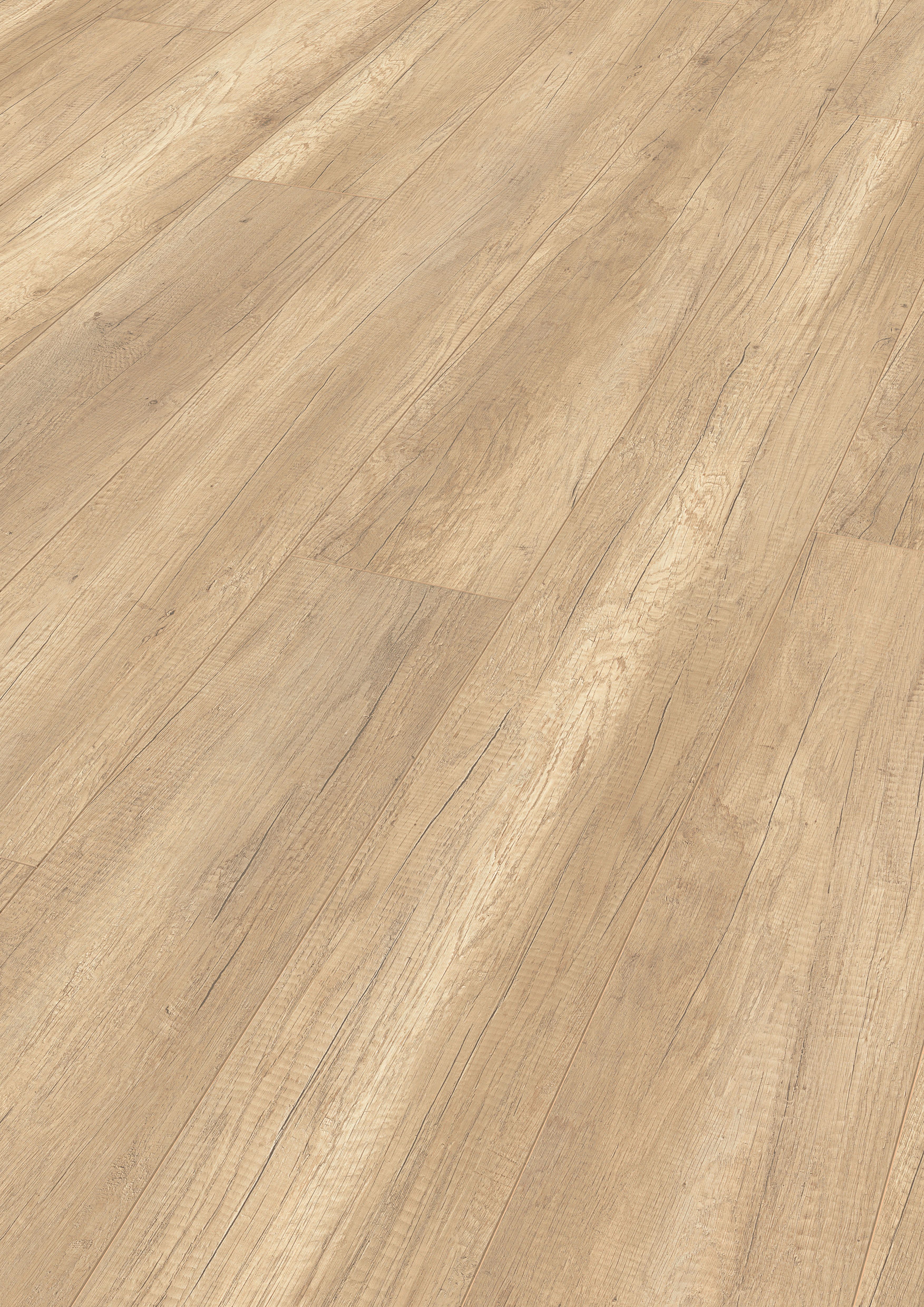 Handmuster Meister Laminatboden MeisterDesign. laminate LL 150 S 2052 x 220 x 10 mm 06259 Bootshaus Eiche hell Rohholz-Poren-Struktur