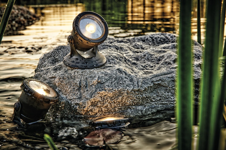 Pontec Teich- und Gartenbeleuchtung PondoStar LED warm Set 3