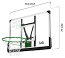 Vorschaubild Salta - Basketballbrett Center mit Korp Höhe 110 x 71 x 60 cm