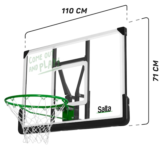 Salta - Basketballbrett Center mit Korp Höhe 110 x 71 x 60 cm