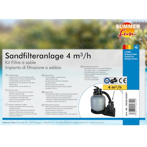 Summer Fun Poolfilteranlage SF 124