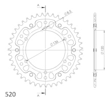 Supersprox Stealth-Kettenrad 520 43Z (Blau)