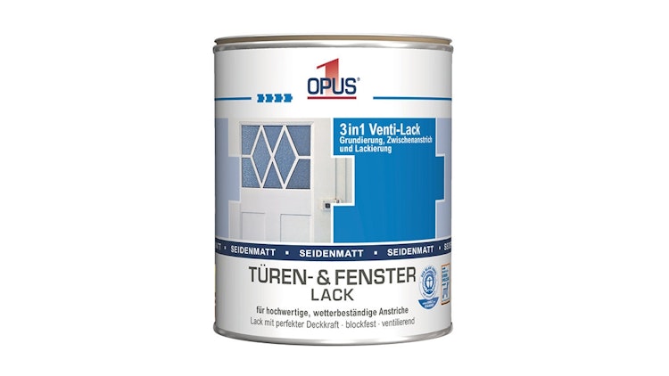 OPUS1 Türen-& Fensterlack seidenmatt weiß, Acryl-Lack
