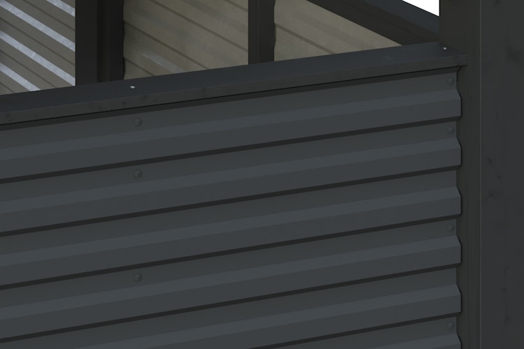 Skan Holz Carport Friesland Hybrid Set 14 557x708 cm inkl. Abstellraum