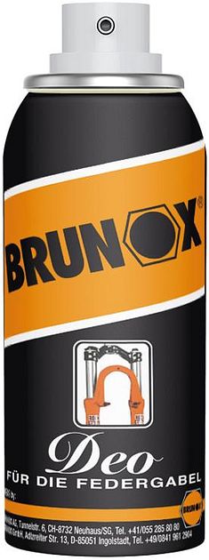 BRUNOX® 100ml DEO FÜR FEDERGABEL ROCK SHOX MTB DÄMPFER ÖL SCHMIERUNG