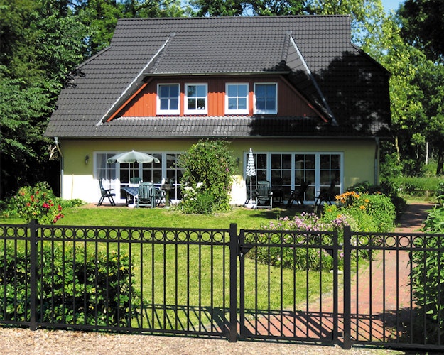 Alberts® Zaun Anbauset Circle zum Einbetonieren 2 m