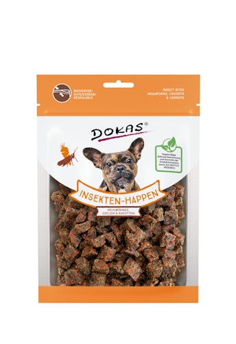DOKAS Insekten-Happen 100g Hundesnacks