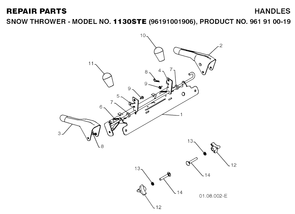 Explosionszeichnung Ersatzteile