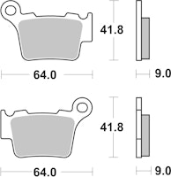 SBS Bremsbelag 791RSI Offroad Racing Sinter