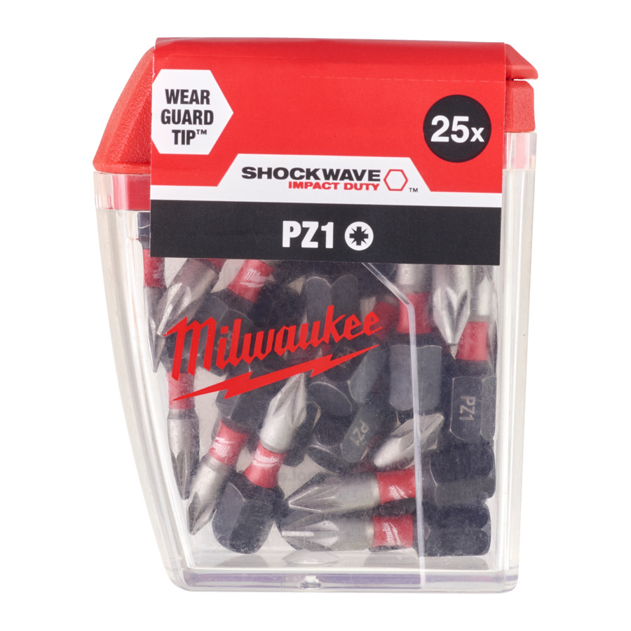 Milwaukee BIT PZ1 25MM SHOCKWAVE  (25) DISP. 1, 4932430861