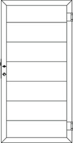 OSMO Multi-Fence Elegance B Tor Anthrazit 890 x 1780 mm