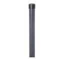 Vorschaubild Alberts® Zaunpfosten,ungebohrt,f.Einschl.-BH,zinkp.anthrazit Kst.b.,L1415mm,Pfosten ⌀34mm 617615