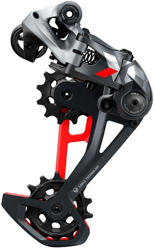 SRAM Schaltwerk X01 Eagle 12-fach rot