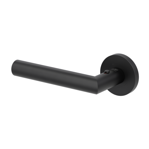 Griffwerk LUCIA PROFESSIONAL PVD+  Schraubtechnik Rosetten rund smart2lock 2.0 L Graphitschwarz PVD+