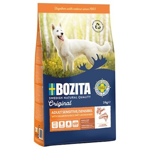 Bozita 3kg Original Adult Se.Skin&Coat