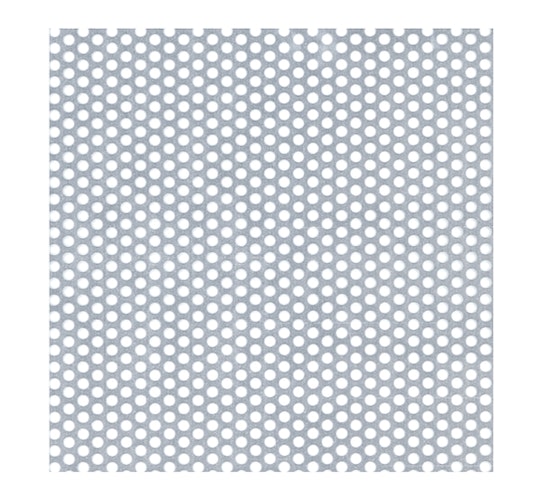 Alberts® Lochblech, Lochung: rund, Stahl roh verzinkt, 300 mm breit