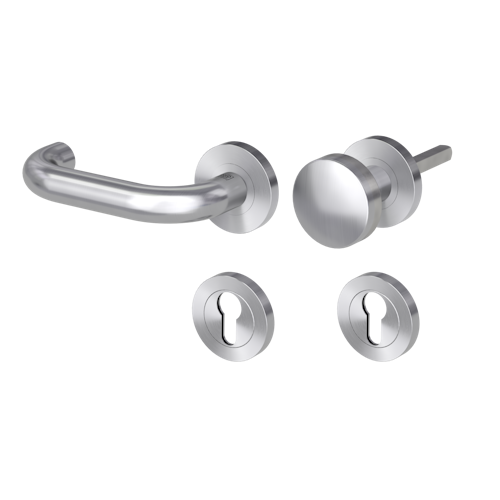 Griffwerk Wechselgarnitur ALESSIA PROFESSIONAL K3-Edelstahl matt
