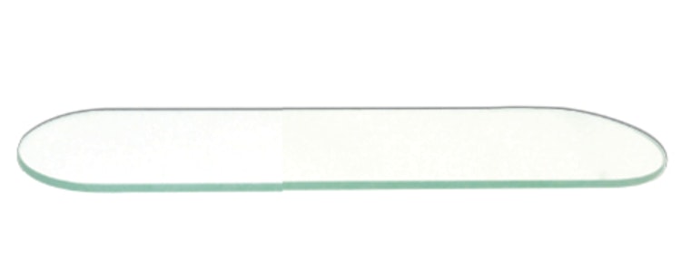 Bravat Glasplatte für Ablagekonsole Metasoft - 40 cm, transparent