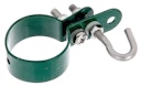 Vorschaubild Alberts® Schelle,Befestigung v. Geflechtspannstäben an Pfosten,verzinkt,grün Kst.b.,⌀42mm 655617