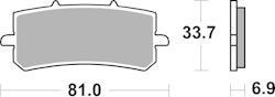 SBS Bremsbelag 962SP Street Upgrade Evo Sinter