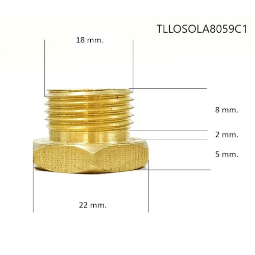 IXIL Messingschraube Lambda-Anschluss