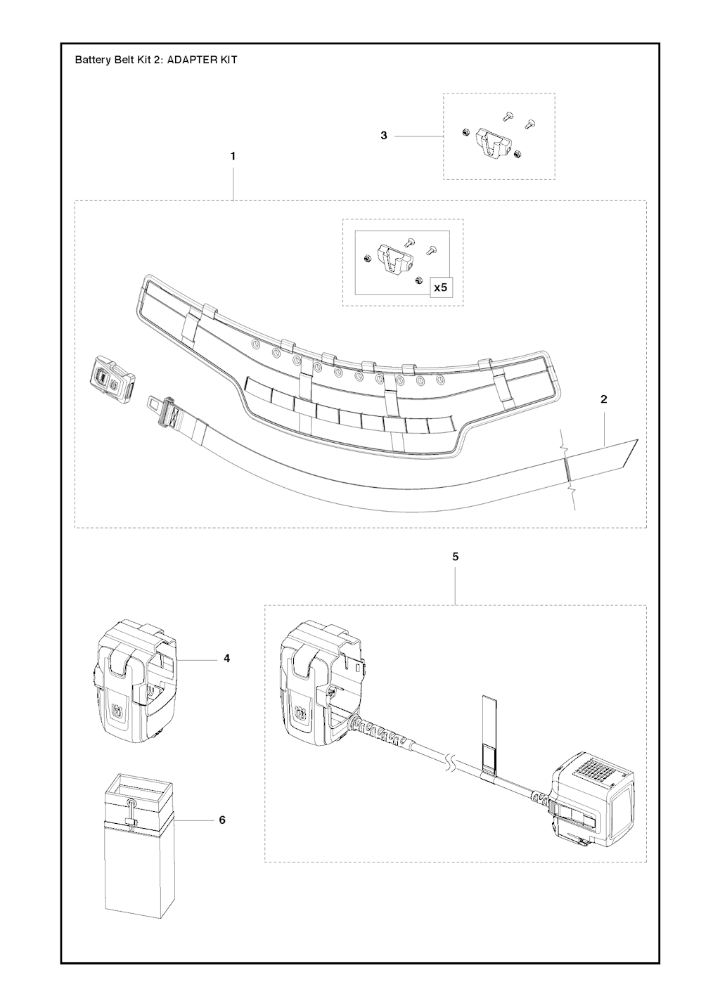 Explosionszeichnung Ersatzteile