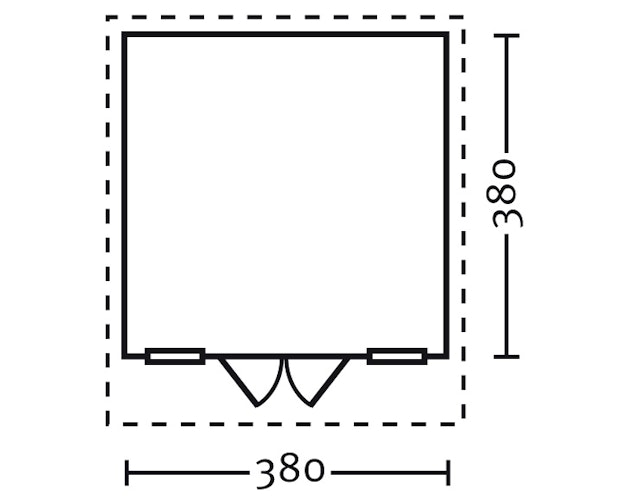 Skan Holz 45 mm Gartenhaus Trondheim/Bergen