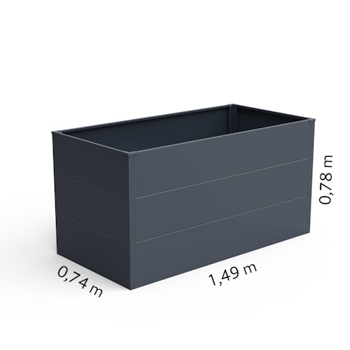 KGT Hochbeet UrbanGrow L - B 149 x T 74 x H 78 cm