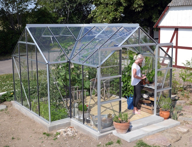 Vitavia Gewächshaus Sirona/Sirius Orangerie inkl. 4 Dachfenstern - 13,0 m²