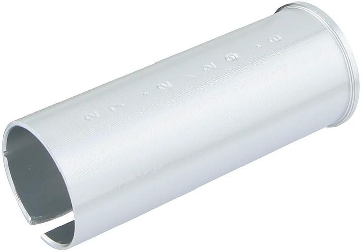 CONTEC Distanzhülse Upsize 29,8 mm silber Aluminium, Basis- 27,2 mm, Hülsenlänge: 80 mm
