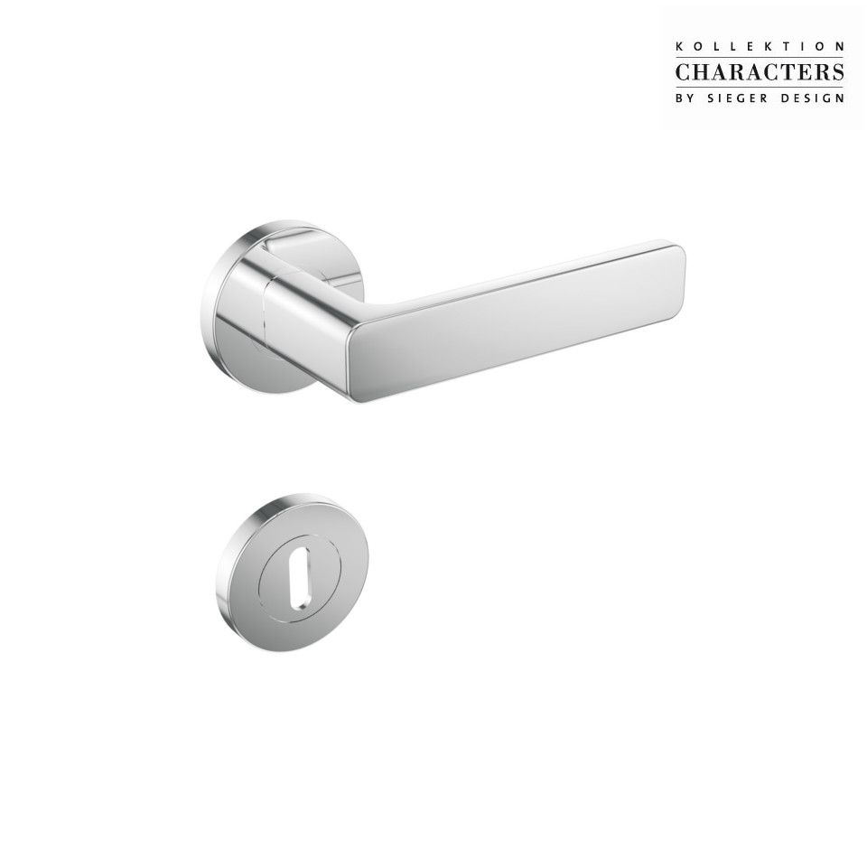 Griffwerk Türgriff MINIMAL MODERN K4 SIEGER DESIGN-Edelstahl poliert